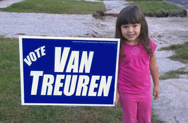 van treuren yard sign